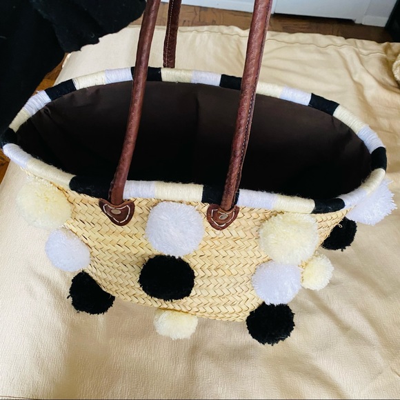 Sœur du Maroc Marrakech Bloomingdale’s straw tote bag (largest size) - Picture 6 of 7